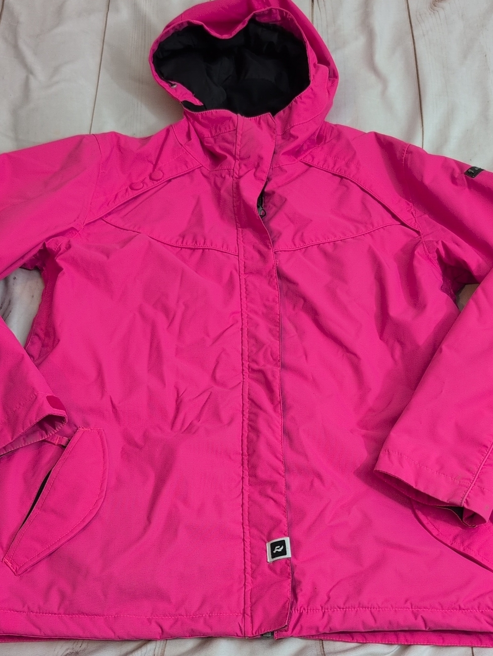 RIDE Snowboards Women’s XL Hot Pink Insulated Ski Snowboard Jacket Hooded